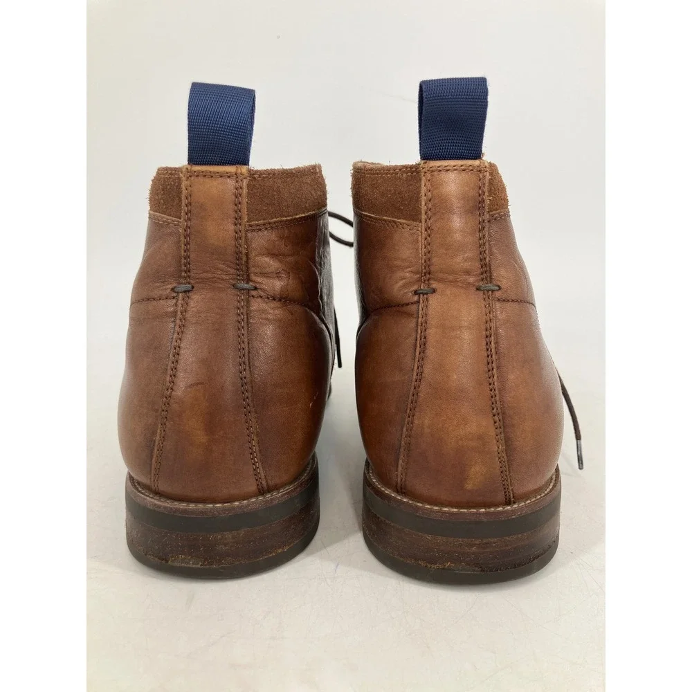 Florsheim Chukka Boots Mens 10.5M Brown Excellent Leather Comfortech 11936-221